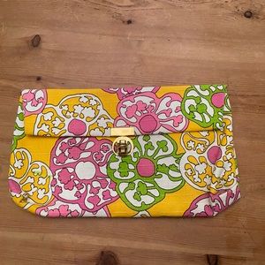 Vintage Flower Power Clutch